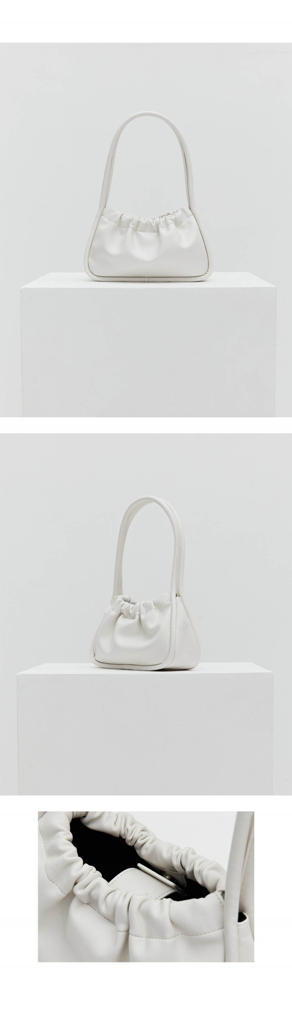 ★YEOMIM★ mini box bag cream 여밈(YEOMIM) mini bundle bag (cream) - 사이즈 & 후기 | 무신사