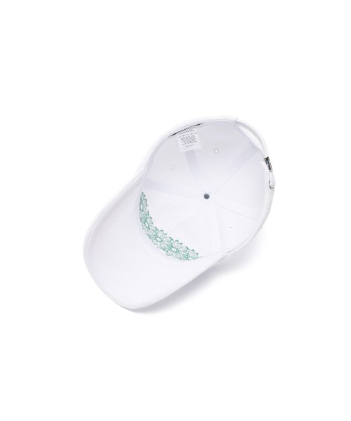 FLOWER ARTWORK TERRY BALLCAP WHITE