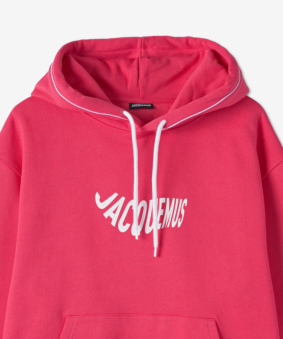 Sweatshirt Sweat Jacquemus Pink MUSINSA JACQUEMUS Wave Logo Hood