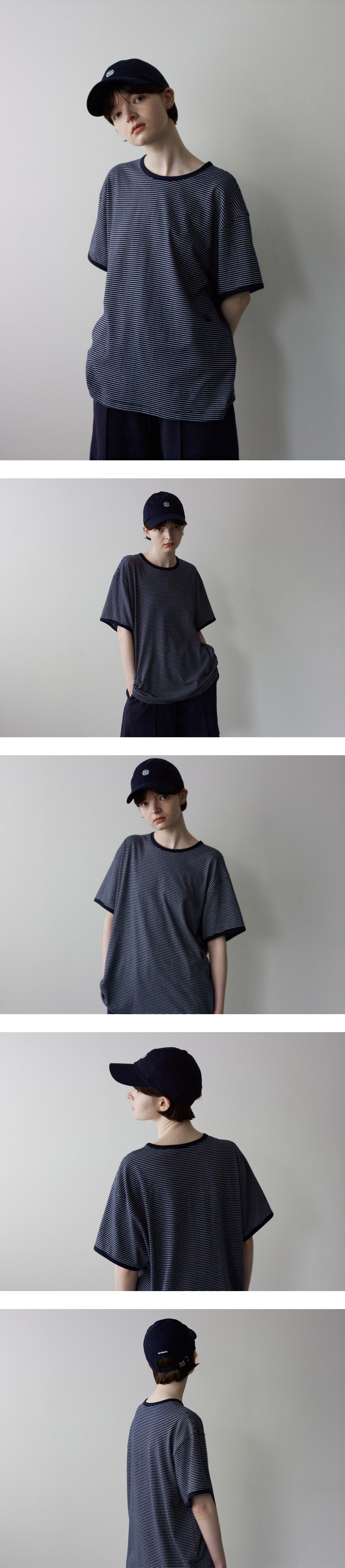 MOONSUN☆UNISEX, Marine Stripe Ringer T MUSINSA | MOONSUN UNISEX Marine Stripe Ringer T [Marine Navy]