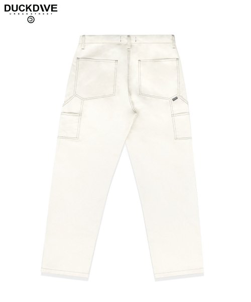 STITCH CARPENTER PANTS IVORY
