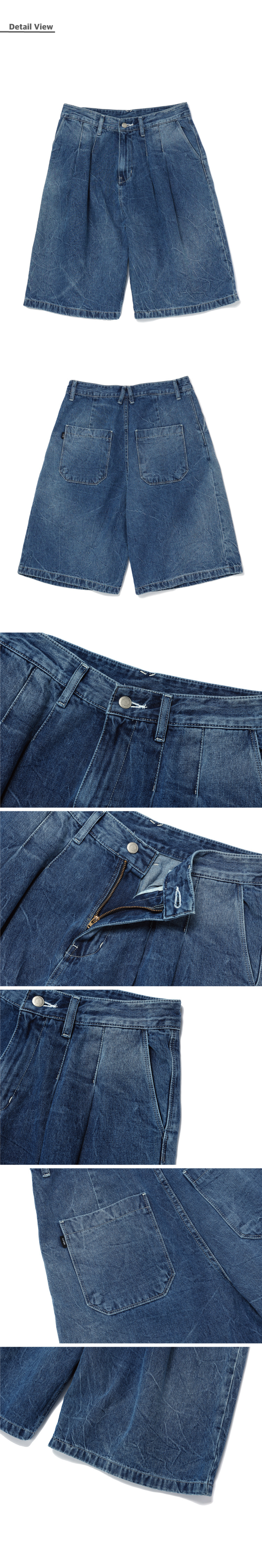 BERMUDA DENIM - 2 COLORS BLUE