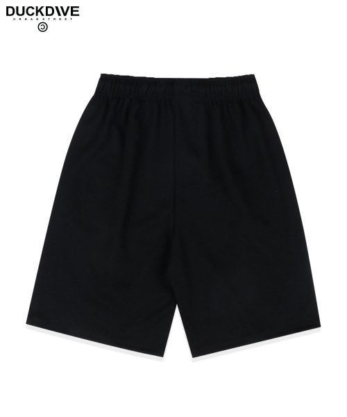 TUCK WIDE HLAF PANTS BLACK