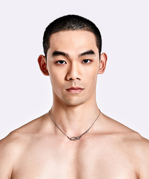 Chain Logo Necklace (thin)