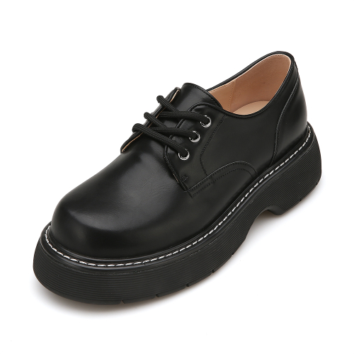 Round Toe Stitch Lace-Up Loafer 412215009 (4.5cm/1color)
