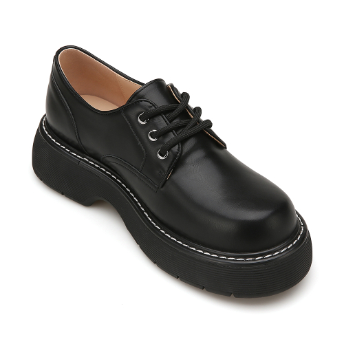 Round Toe Stitch Lace-Up Loafer 412215009 (4.5cm/1color)