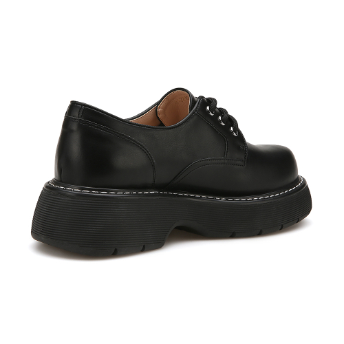Round Toe Stitch Lace-Up Loafer 412215009 (4.5cm/1color)