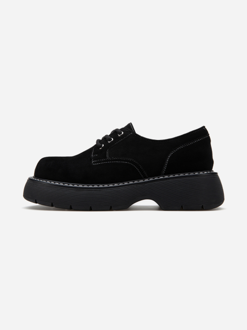 Round Toe Stitch Lace-Up Loafer 412215009 (4.5cm/1color)
