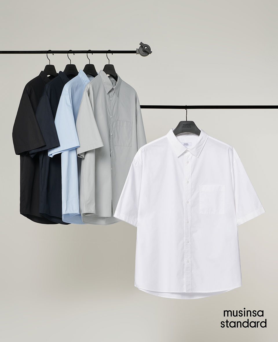 MUSINSA | MUSINSA STANDARD OVERSIZED POPLIN SHORT SLEEVE