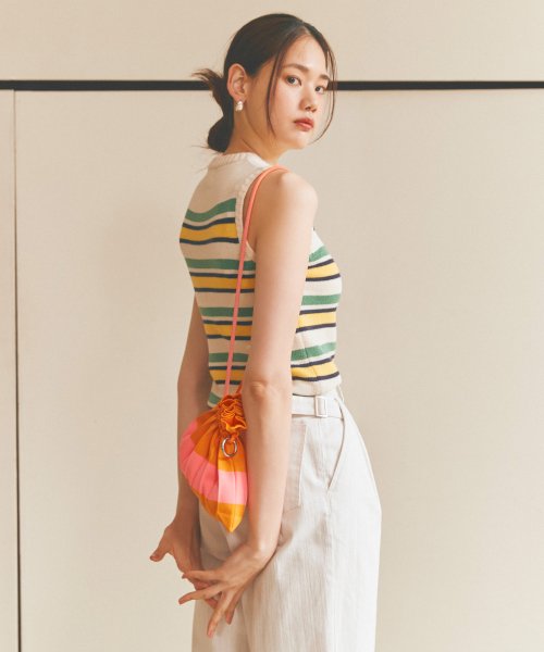 핸들버블백 오렌지