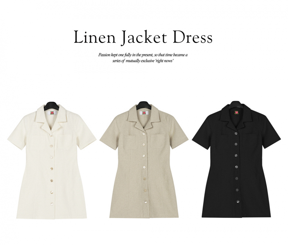 ★2024SS新作★AVANDRESS★linen jacket dress MUSINSA | AVANDRESS linen jacket dress IVORY