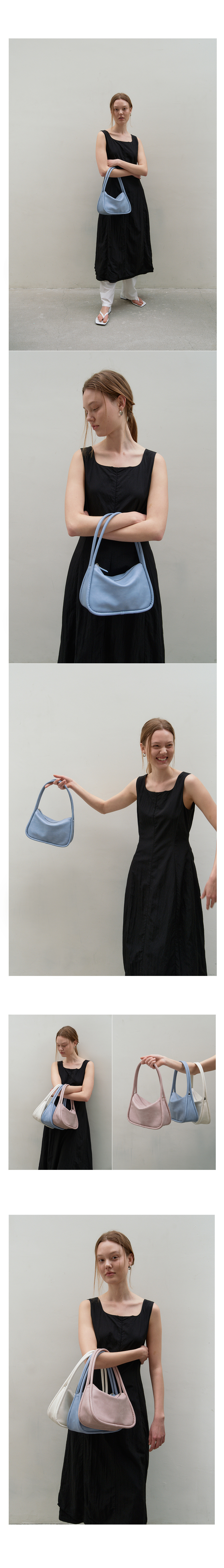 【YEOMIM】★人気★韓国★mini ridge bag★baby blue MUSINSA | YEOMIM mini ridge bag (baby blue)
