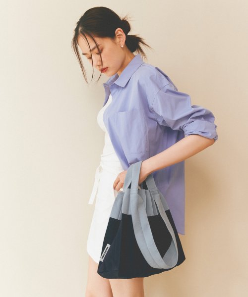 투웨이쇼퍼백 네이비