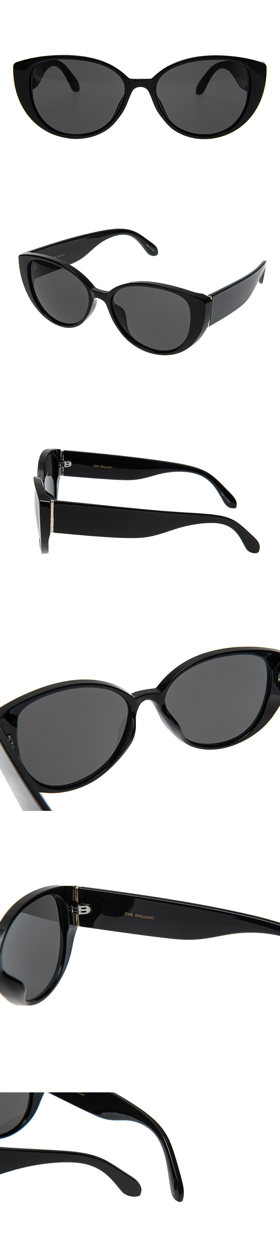 サングラス ^ONE BRILLIANT^ TaigaOB301Black Taiga-OB301-Black Sunglasses Blackfin black/gunmetal gray | Blackfin Zen Round