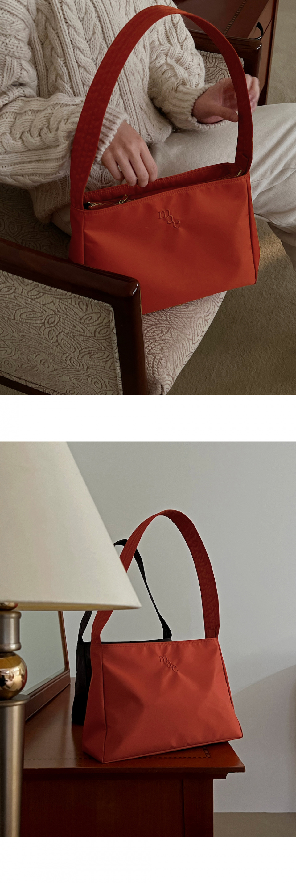 ★mucu and ebony★ Comfy Bag _8 colors MUSINSA | MUCU AND EBONY Comfy Bag Comfy Bag Orange Red
