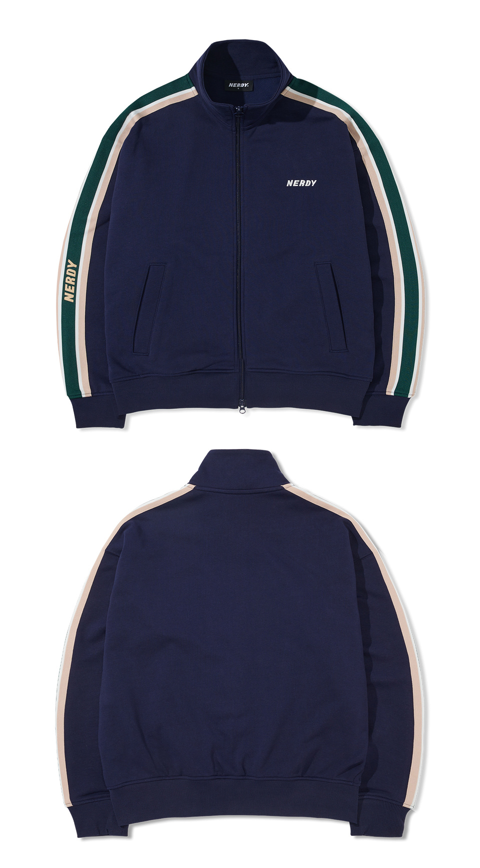 MUSINSA公式 | NERDY Prism Track Set Navy