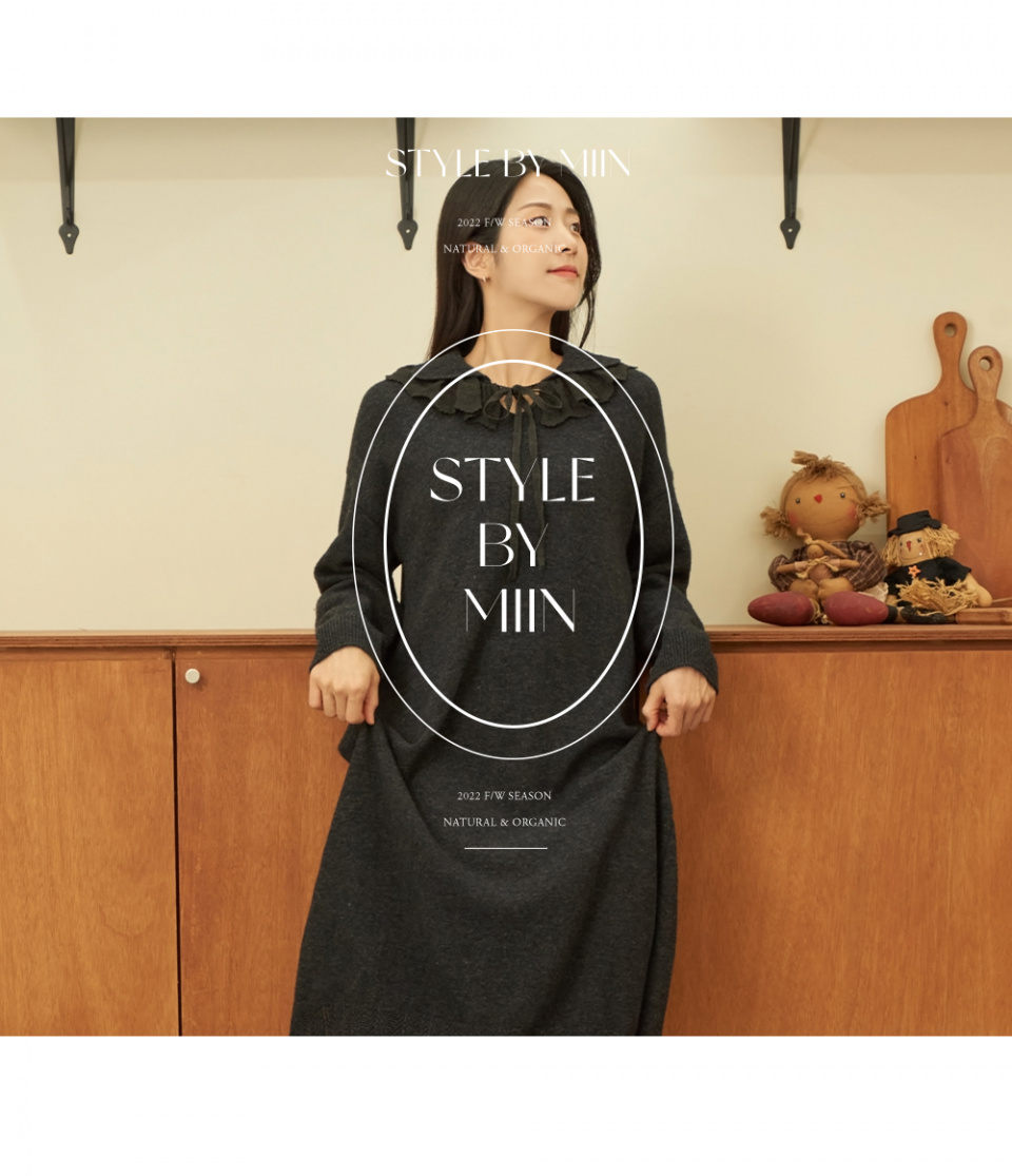 스타일바이미인(STYLEBYMIIN) 캐시미어레이스리본원피스 - 사이즈 & 후기 | 무신사