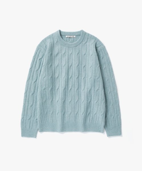CABLE ROUND KNIT