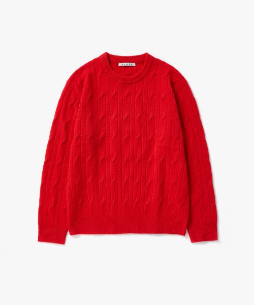 CABLE ROUND KNIT