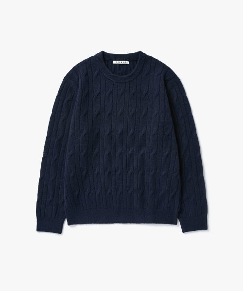 CABLE ROUND KNIT