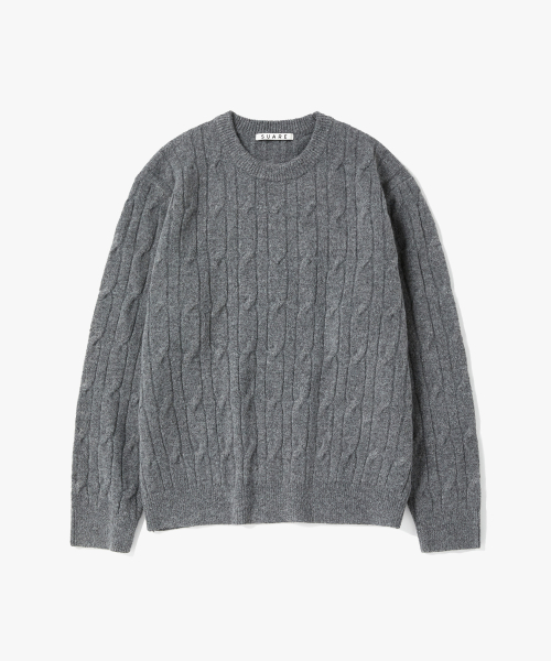 CABLE ROUND KNIT