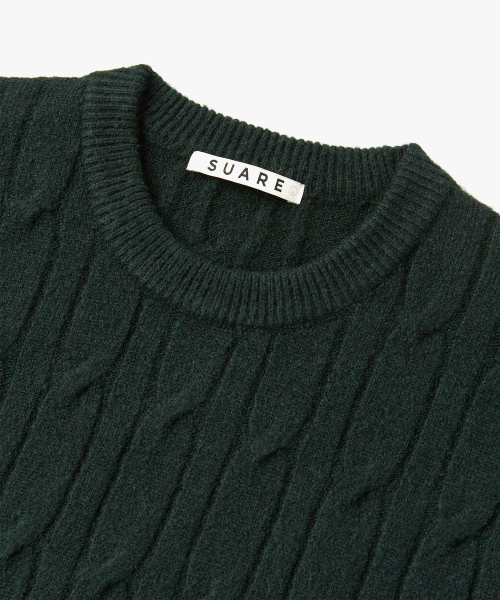 CABLE ROUND KNIT
