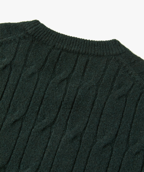 CABLE ROUND KNIT