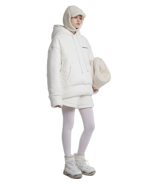 Padded Hoodie_White