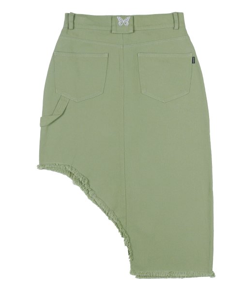 [NF] NFC CLIFF LONG SKIRT (GREEN)_F22ZC823