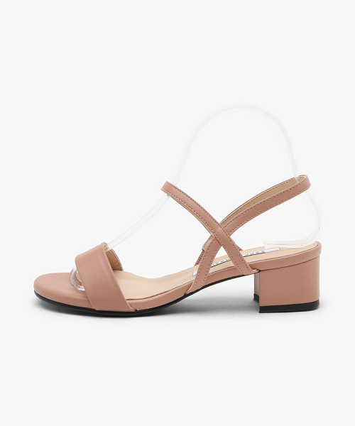 렌디드 스트랩 샌들힐 (4cm)