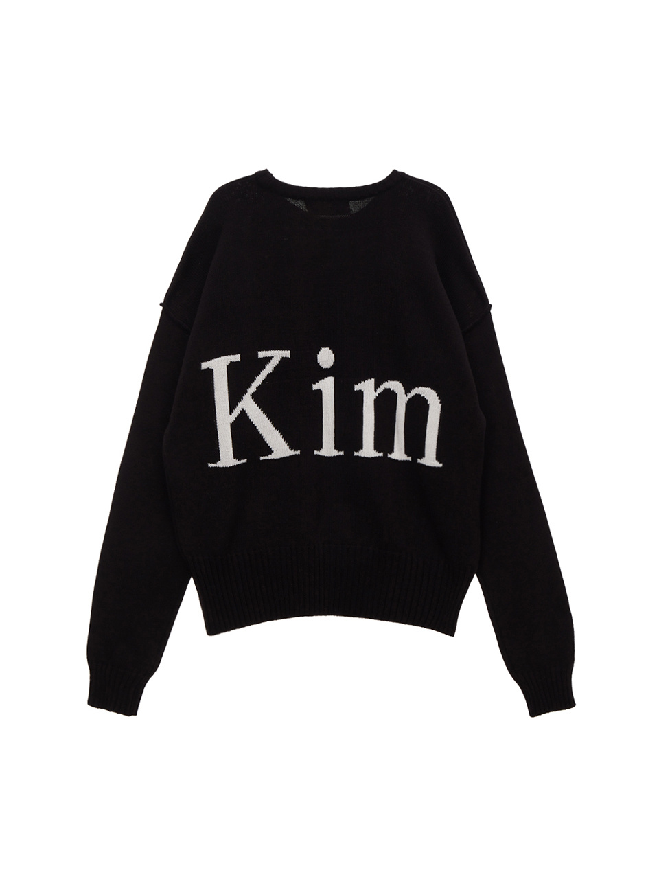 無料配送◆ MATIN KIM ◆ STICKER GRAPHIC LOGO TOP STICKER GRAPHIC LOGO TOP IN CHARCOAL – Matin Kim