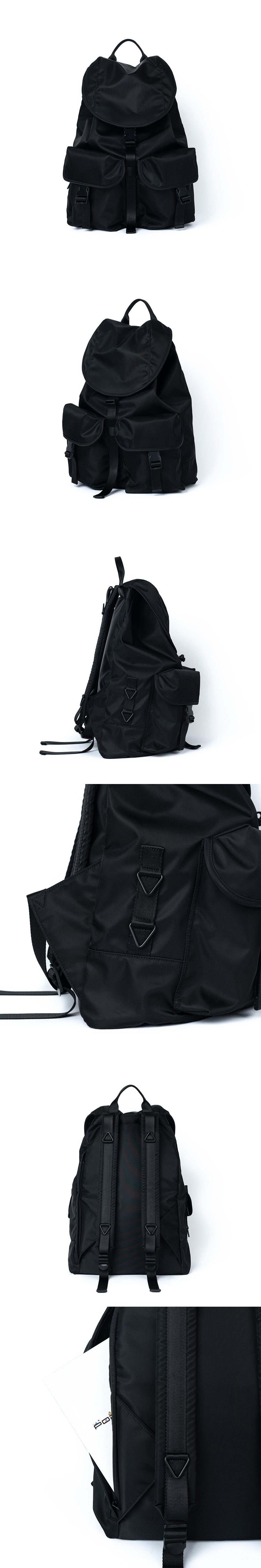MUSINSA | HAH ARCHIVE [After Pray Edition] 2-Pocket Nylon