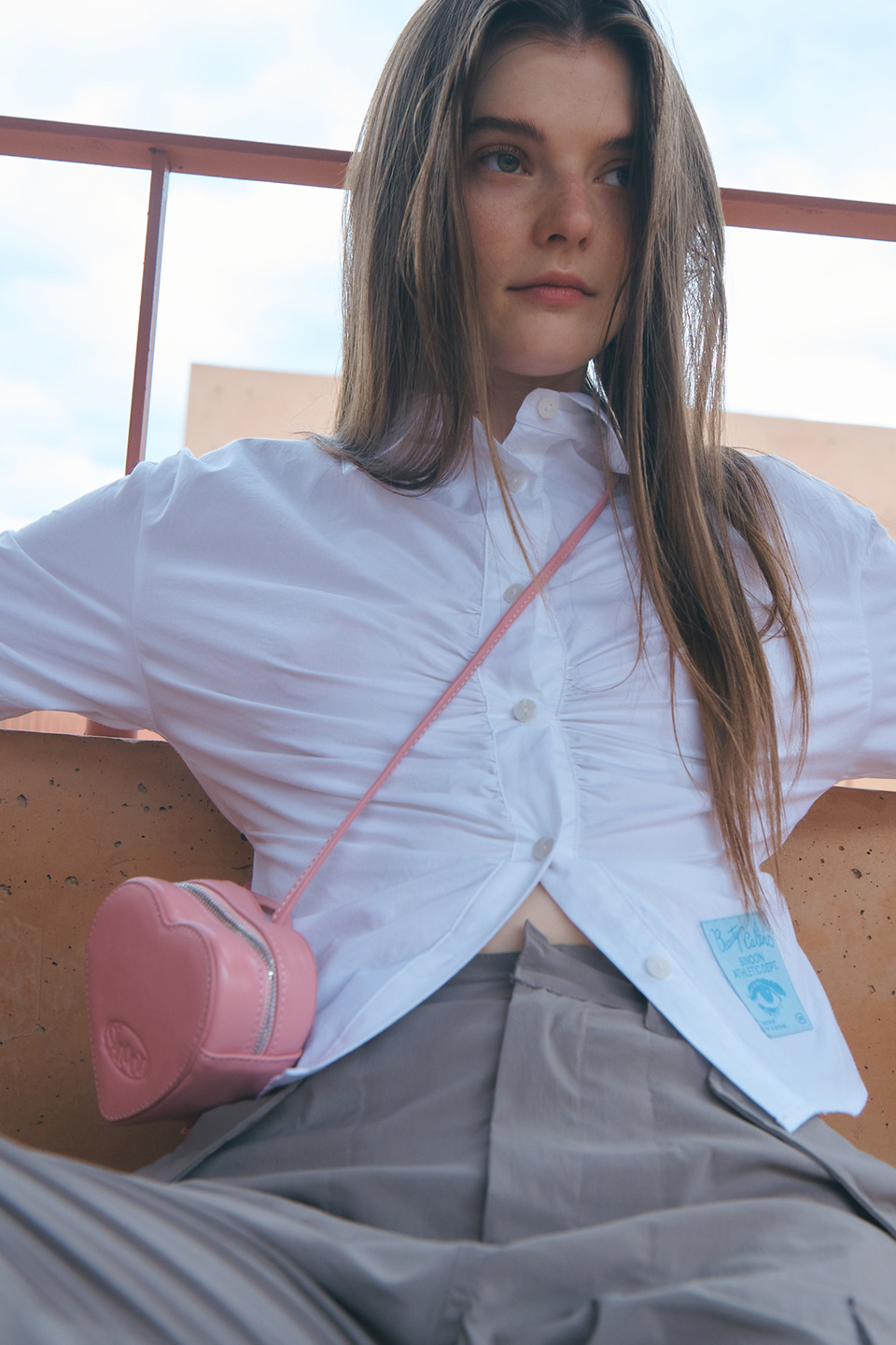 MUSINSA | SINOON HEART BAG (SOFT PINK)