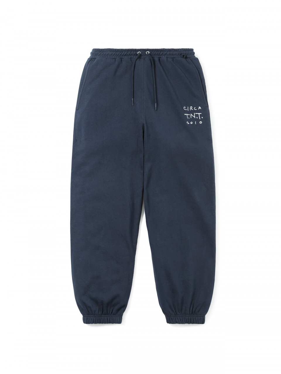 Pull&Bear oversized New York slogan sweatpants in navy blue - part of a set