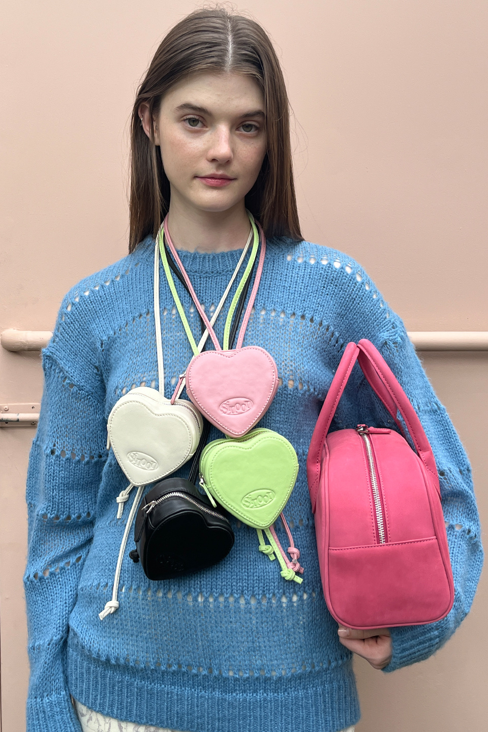 MUSINSA公式 | SINOON HEART BAG (BLACK)