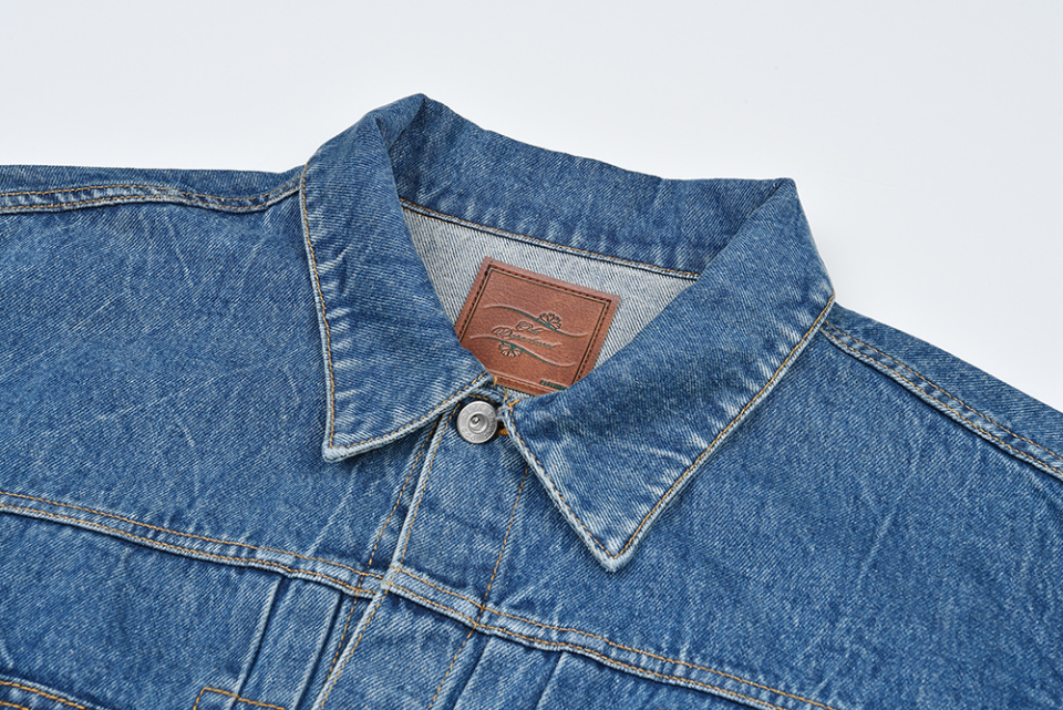 오드 디파트먼트(ODD DEEPARTMENT) [WOMEN]Embroidered Trucker Denim Jacket