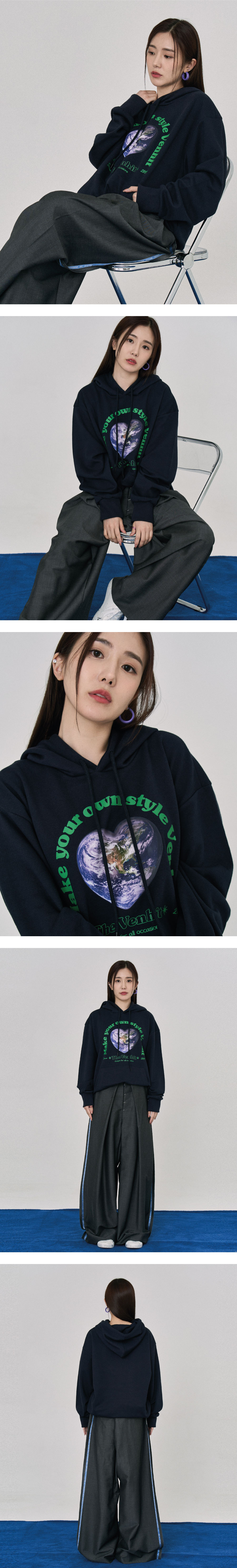 VENHIT★大人気★男女兼用★VNBC EarthHeart ラグランフーディー MUSINSA | VENHIT EarthHeart hoodie