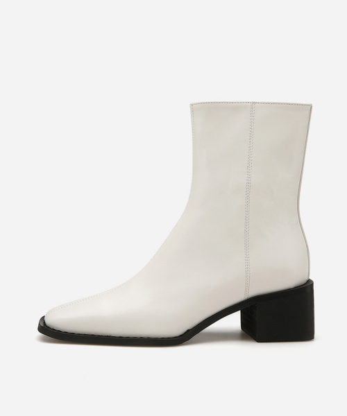 슬림 스퀘어 토 앵클부츠 412246004 (5.5cm/2colors)