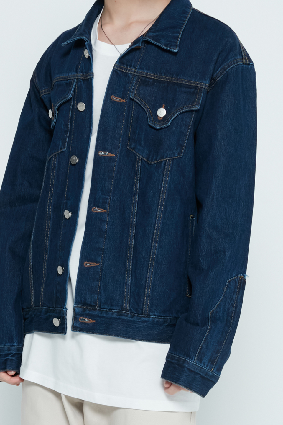 PLASTICPRODUCTジャケット MUSINSA | PLASTICPRODUCT Western Denim Jacket (Mid Blue)