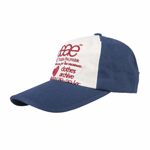 WEB LOGO 5PANNEL CAP [BLUE/RED]