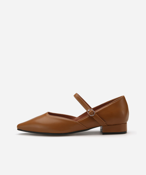 포인티드 토 메리제인 플랫 412115010 (2cm/3colors)