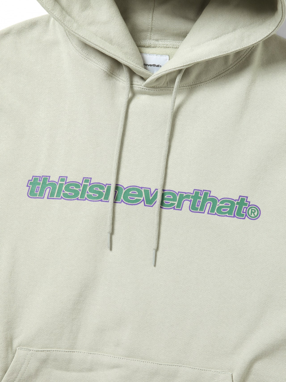 디스이즈네버댓(THISISNEVERTHAT) ESP-Logo Hoodie Stone - 사이즈