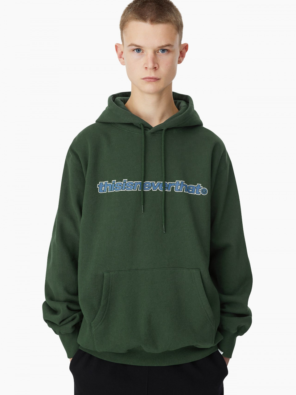 디스이즈네버댓(THISISNEVERTHAT) ESP-Logo Hoodie Forest - 66,500 | 무신사 스토어