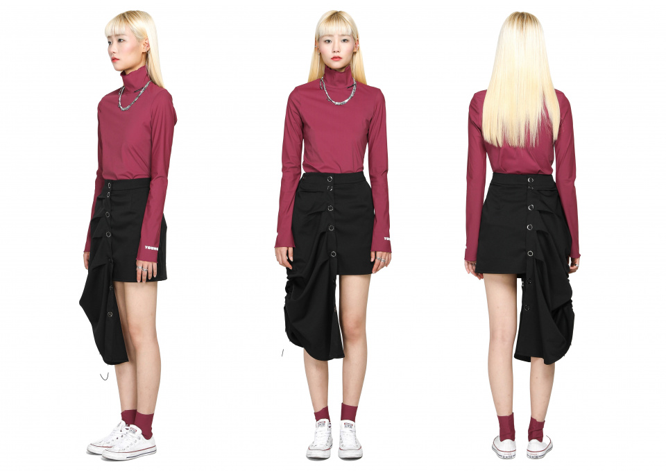 ワンピース Cancan shirring mini skirt ivory SALE】Shirring Mini Skirt Pants