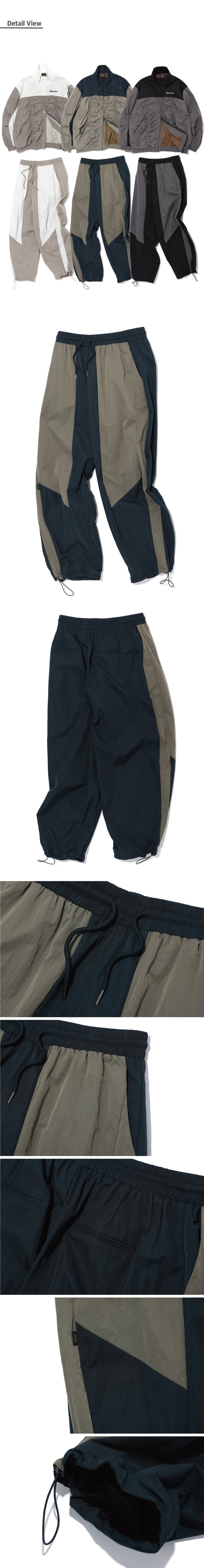 BALLOON PANEL JOGGER PANTS - 2 COLORS GREEN
