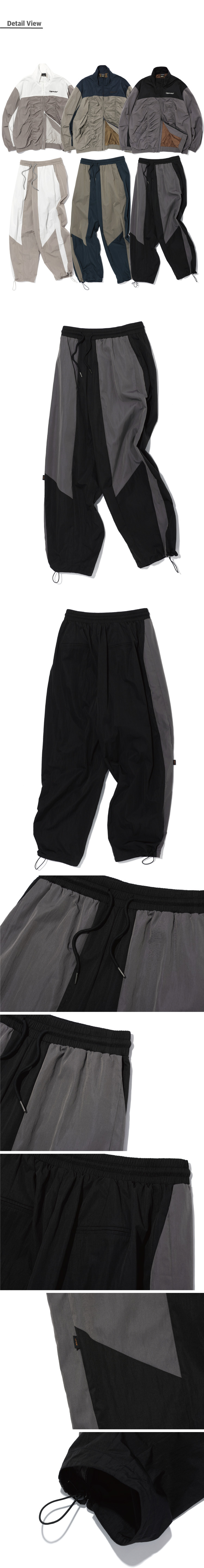 BALLOON PANEL JOGGER PANTS - 2 COLORS GREY