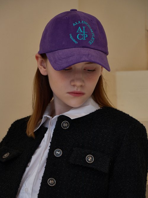 Round Logo Ball Cap (Purple)
