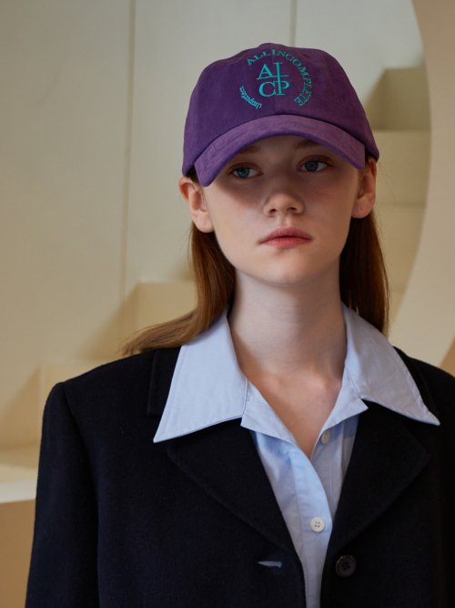 Round Logo Ball Cap (Purple)