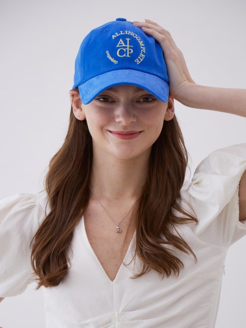 Round Logo Ball Cap (Blue)