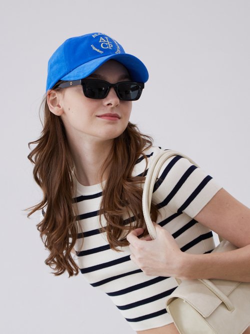 Round Logo Ball Cap (Blue)